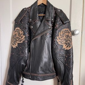 Mens Ira Hass Leather Jacket, Large,  Unique, Beautiful,